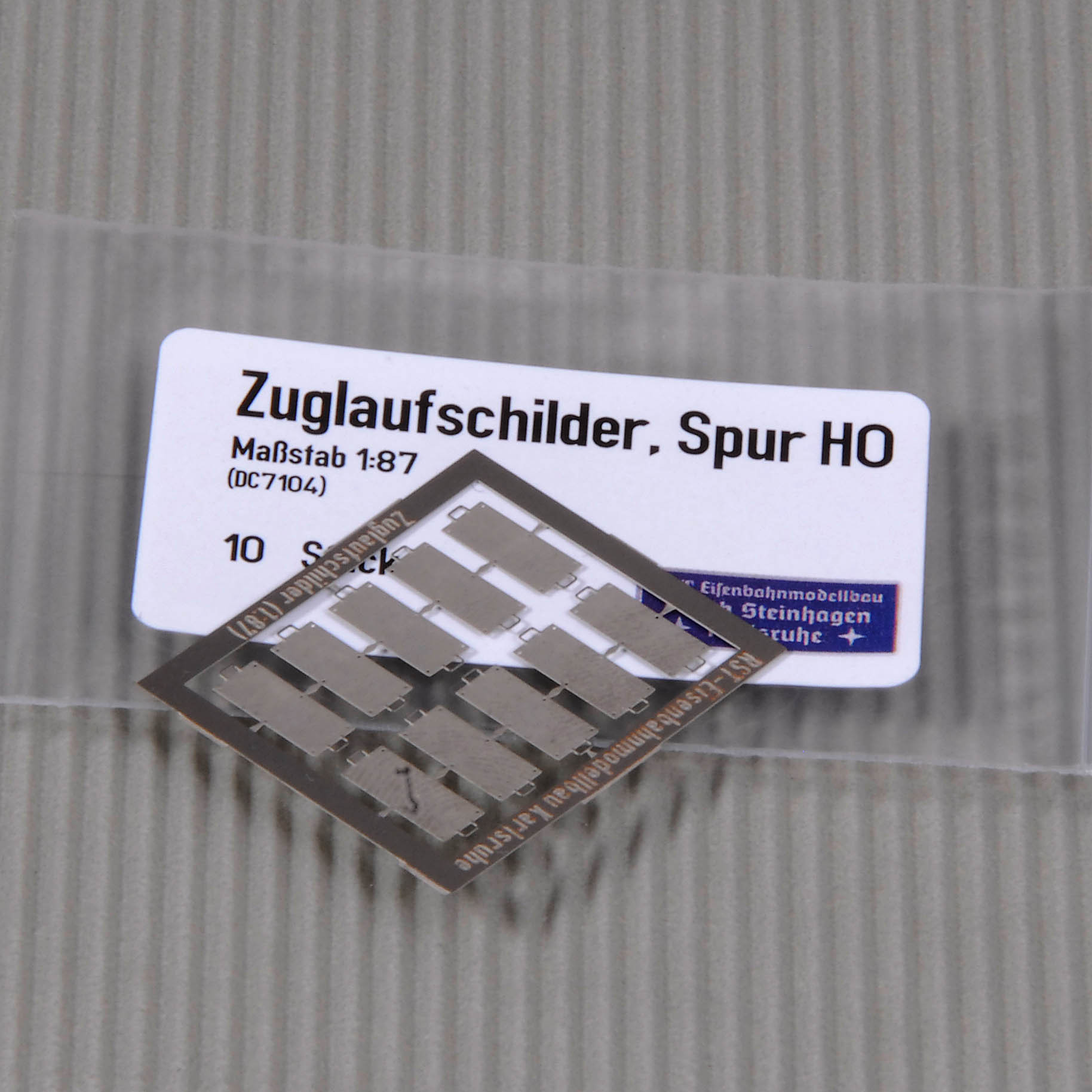 Zuglaufschilder Spur H0 (VE 10 Stk.)