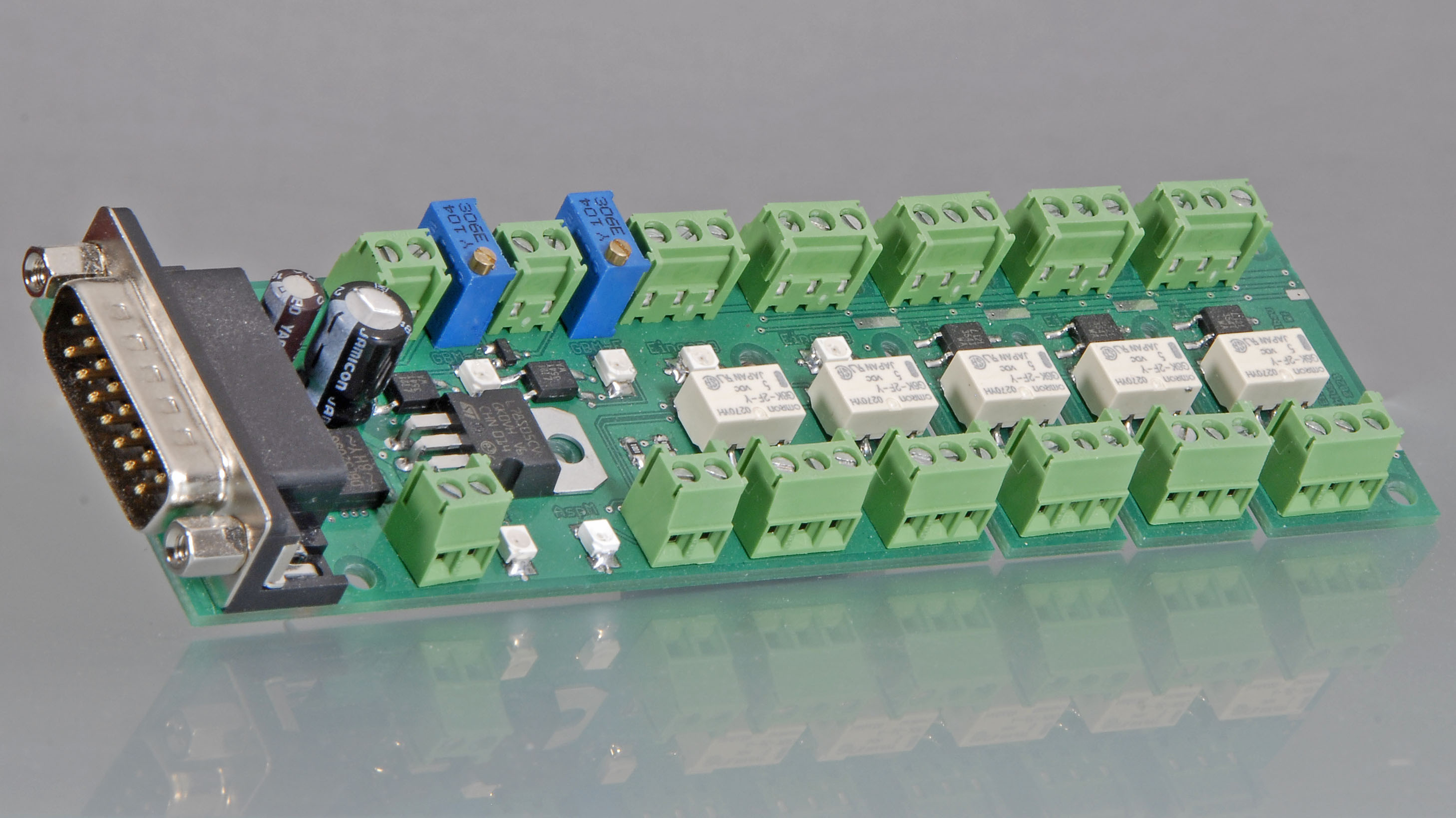 Adapterplatine für FREMO-Bahnhofsschnittstelle