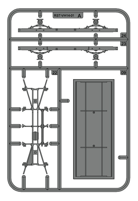 Spritzling RST-VH14-01A (Ersatzteil) - Verschlagwagen