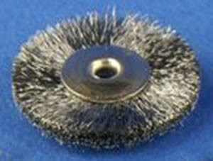 Miniaturbürsten unmontiert mit Stahldraht 0,08 mm (VE 2 Stk.)