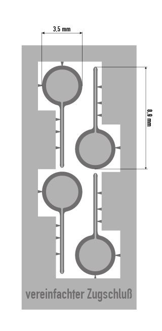 vereinfachtes Schlußsignal Zg4, Spur H0