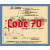 Code 70 Schienenprofil, blank